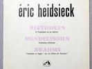 Eric Heidsieck - Beethoven - Mendelssohn - Brahms - VSM FALP 583 ED1 SIGNED 