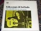 Tia Blake And HER Folk Group Rare Orig NM French LP Folk Songs & Ballads Psych