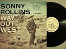 SONNY ROLLINS Way Out West ORIG CONTEMPORARY JAZZ LP PROMO