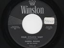 '58 Txs Rocker/Teen DARRELL RHODES Four O'Clock Baby/Prayer Of a Boy M- HEAR