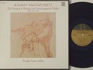 SERGIU LUCA Violin Solo BACH Sonatas & Partitas   USA NONESUCH 3LP STEREO Box