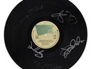 THE EAGLES HOTEL CALIFORNIA SIGNED BY BAND VINYL LP (RECORD ONLY) 100% ORIGINAL