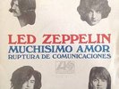 LED ZEPPELIN *WHOLE LOTTA LOVE/COMMUNICATION* 1969 SPANISH ONLY PS 45 EX