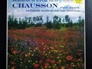 Chausson Op.20 Paul Paray Detroit Symphony Mercury Living Presence Near Mint