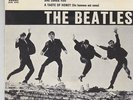 THE BEATLES EP France SOE 3741 POCHETTE NOIR ET BLANCHE unique au monde 