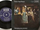 THE ROLLING STONES HONKY TONK WOMEN DANISH PS+45 EXPORT 1969 MOD R&B ROCK