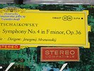 different cover DGG RED STEREO ED1 TCHAIKOVSKY SYM. 4 MRAVINSKY LENINGRAD 1960