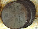 REGINA DISC METAL RECORDS 1890;s  [46] 15 1/2 IN.MANY RARE