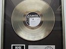 ACDC LP/Vinyl Original Platin RIAA Award Back in Black Atlantic Records