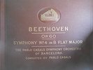 Beethoven Symphomy #4 Casals London Symphony Orchestra  HMV Set