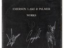 EMERSON LAKE & PALMER  - SIGNED BY BAND (VINYL RECORD SLEEVE ONLY) 100% ORIGINAL