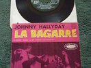 JOHNNY HALLYDAY - LA BAGARRE orig EP PS ROSE FRANCE 1962 TOP