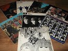 Bundle collection of beatles lp albums rubber soul abbey road sgt parlophone