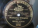 78rpm BLACK PRE DOG - MISCHA ELMAN Violin CHOPIN+BRUILL - RECORDED 1906