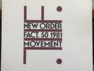 NEW ORDER movement LP VG+ FACT 50 Vinyl 1980 Translucent Brown Record USA