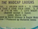 SYD BARRETT THE MADCAP LAUGHS LP UK 1ST  'BARRETT EXCEPT + JOYCE' CREDIT EX+/EX