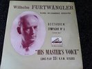 FURTWANGLER - BEETHOVEN SYMPHONY No.3  HMV ALP 1060 ED 1