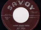 Billy Wright Married Woman's Boogie Early Savoy Jump Blues