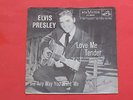 Elvis Presley Love Me Tender Super Rare RCA 45 w/Black & White Sleeve 