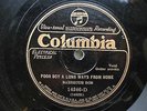 GUITAR BLUES: BARBECUE BOB 'POOR BOY A LONG WAYS FROM HOME' COLUMBIA 14246-D