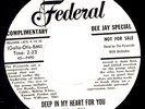 Pyramids Federal 12233 VG+ Doowop promo 45 And I Need You b/w Deep In My Heart