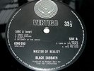 BLACK SABBATH - MASTER OF REALITY - LP  BOX COVER 1ST UK VERTIGO SWIRL LISTEN