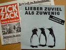 ZickZack sampler 'Lieber Zuviel' 1981 DIY punk SYNTH MINIMAL kbd TÖDLICHE DORIS