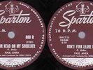 Paul Anka  Rock'N Roll 78 RPM Record Put your head on my shoulder