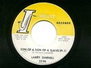 LARRY DARNELL  SON OF A SON OF A SLAVE PT 1 & 2 45 INSTANT LABEL  #3296