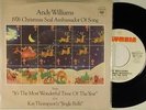 ANDY WILLIAMS christmas 45 w/ps IT'S THE MOST WONDERFUL TIME OF THE YEAR VG++  