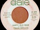 'TWAS BRILLIG Dirty Old Man '66 garage psych fuzz bomb 45 on Date promo HEAR