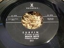 BEACH BOYS Very Rare 45 Surfin' / Luau X 301 From 1961 Brian Wilson