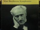 TOSCANINI beethoven nine 9 symphonies 7 LP VG+ LM-6901 RCA ED1 Marron & Silver