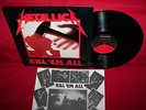 METALLICA kill 'em all LP album 80s thrash metal NM