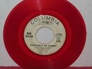 BOB DYLAN COLUMBIA PROMO 45 - POSITIVELY 4TH STREET - RED VINYL