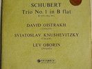 DAVID OISTRAKH SCHUBERT TRIO 1 COLUMBIA SAX 2281 UK ORIGINAL STEREO SUPERB LP