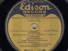 Edison Diamond Disc LP #10004 - Sodero's Band/Albert Spalding/Trio Cubano/more