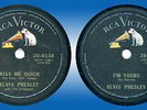 Philippines ELVIS PRESLEY 78 rpm Kiss Me Quick RCA Record