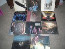 VINYL RECORDS, (11)  THE DOORS, BOB DYLAN, ZZ, HENDRIX, ZEPPELIN, STONES
