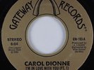 Modern Soul Disco 45 CAROL DIONNE I'm In Love with You GATEWAY HEAR