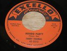 Tabby Thomas, Louisiana Blues 45, Hoodo Party / Roll On Ole Mule, excello 2212