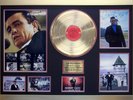 Johnny Cash - At Folsom Prison - 24KT Gold 12 inch Record Framed Memorabilia
