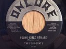 THE FOUR-GENTS Detroit northern soul vocal group 45 Young Girls Beware   Oncore