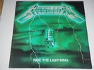 METALLICA RIDE THE LIGHTNING FRENCH GREEN PS MISPRINT BERNETT METAL HARD ROCK
