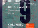 2 LP BRUNO WALTER beethoven symphony no. 9 VG SL 186 Vinyl 1949 DG Mono
