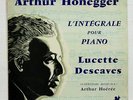 LUCETTE DESCAVES - ARTHUR HONEGGER piano works VERSAILLES LP