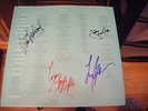 Fleetwood Mac - Tango in the Night LP inner Sleeve signed by 4 members