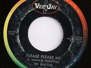 BEATLES Please Please Me 45 as BEATTLES (Vee Jay) VJ 498 STOCK COPY