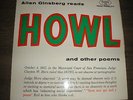 ALLEN GINSBERG READS HOWL.. ORG. 58 RED WAX PRESS NICE NM VINYL UPGRADE KEROUAC