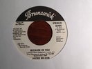 JACKIE WILSON Because of You on Brunswick Promo 70's Soul 45 Hear